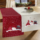Tischdecken - Zauberhafte Tisch- und Raumdekoration mit Schneemann-Motiven, in Größe 135 (Deckchen, 60/ 60 cm) bis 404 (Kissenbezug, 40/ 40 cm), in Farbe GRÜN – Farbe GRÜN – Ansicht 4