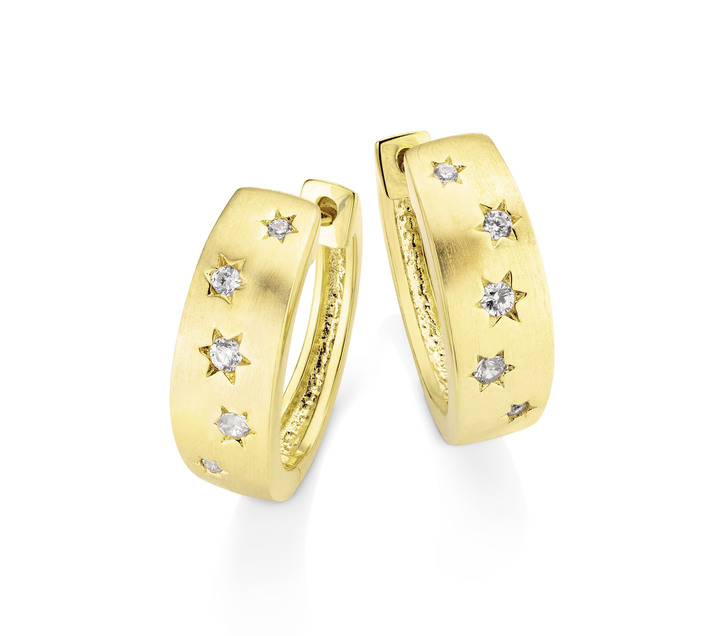 Ohrschmuck - Hinreißendes Paar Creolen, in Farbe  Ansicht 2