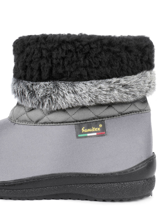 Stiefel & Stiefeletten - Winterstiefel mit Kunstpelzkragen, in Größe 036 bis 043, in Farbe BORDEAUX Ansicht 3