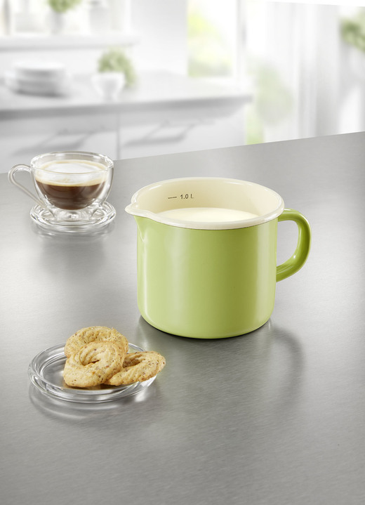Töpfe & Pfannen - Milchtopf Ansicht 2 Töpfe & Pfannen - Milchtopf, in Farbe ROT Ansicht 2