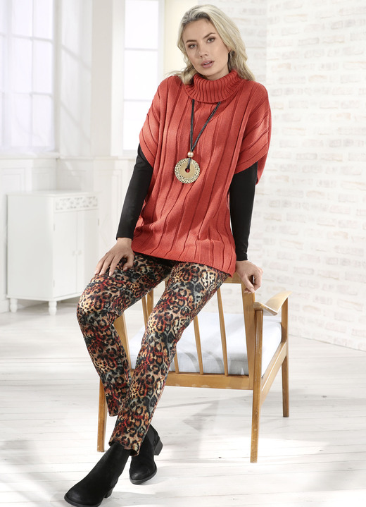 Pullunder - Pullunder in streckender Optik, in Größe L(44/46) bis XS(32/34), in Farbe TERRA Ansicht 2