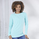 Pullover - Pullover in sehr weicher Qualität – Farbe HELLTÜRKIS Pullover - Pullover in sehr weicher Qualität, in Größe 038 bis 054, in Farbe HELLTÜRKIS