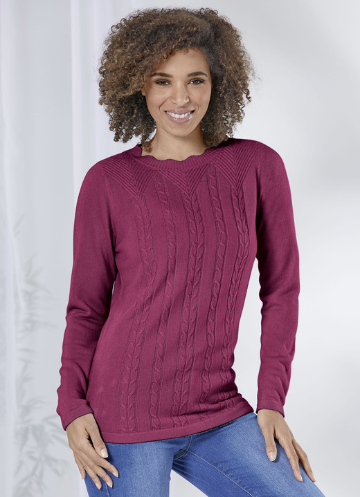 Pullover - Pullover in sehr weicher Qualität Ansicht 4 Pullover - Pullover in sehr weicher Qualität, in Größe 038 bis 054, in Farbe HELLTÜRKIS Ansicht 4