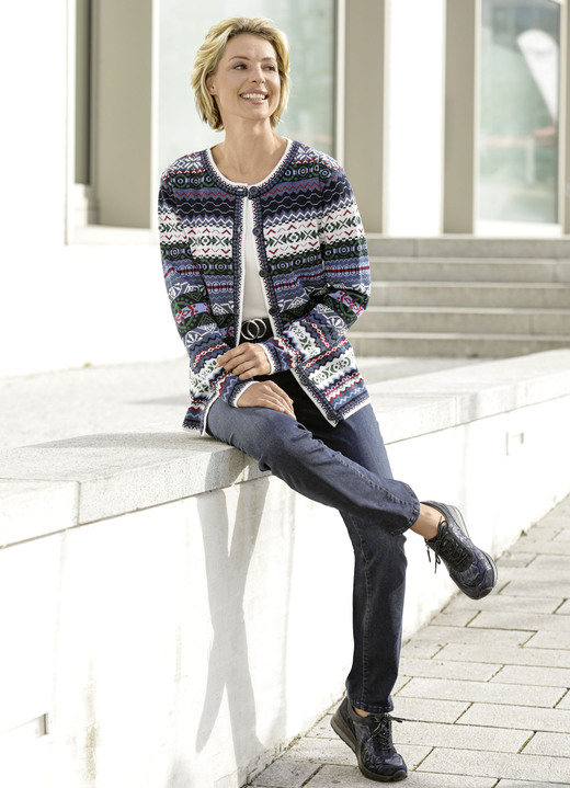 - Komfortjeans in 5-Pocket-Form, in Größe 018 bis 235, in Farbe MITTELGRAU Ansicht 3