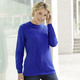 Pullover - Pullover mit Ajourakzenten – Farbe ROYALBLAU Pullover - Pullover mit Ajourakzenten, in Größe 038 bis 054, in Farbe ROYALBLAU