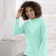 Pullover - Pullover mit Schurwolle – Farbe MINT Pullover - Pullover mit Schurwolle, in Größe 038 bis 054, in Farbe MINT