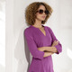 Tuniken - Shirt-Tunika mit Stehkragen – Farbe BEERE Tuniken - Shirt-Tunika mit Stehkragen, in Größe 036 bis 054, in Farbe BEERE