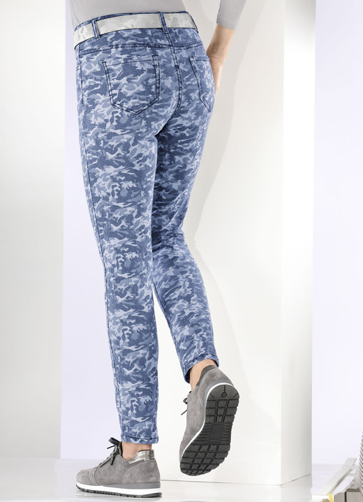 Hosen - Jeans mit Camouflage-Dessinierung Ansicht 10 Hosen - Jeans mit Camouflage-Dessinierung, in Größe 017 bis 050, in Farbe ANTHRAZIT-GRAU Ansicht 10
