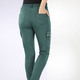 Hosen - Cargohose in 5-Pocket-Form – Farbe FLASCHENGRÜN – Ansicht 4 Hosen - Cargohose in 5-Pocket-Form, in Größe 017 bis 050, in Farbe ROSTROT – Farbe FLASCHENGRÜN – Ansicht 4
