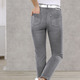 Jeans - Bauchweg-Jeans in 5-Pocket-Form – Farbe GRAU – Ansicht 2 Jeans - Bauchweg-Jeans in 5-Pocket-Form, in Größe 018 bis 052, in Farbe JEANSBLAU – Farbe GRAU – Ansicht 2