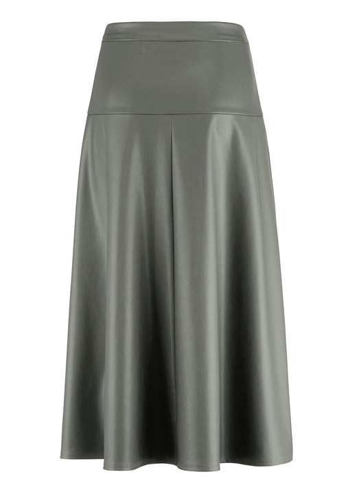 Röcke - Rock in leichter Tellerform, in Größe 017 bis 052, in Farbe COGNAC Ansicht 6