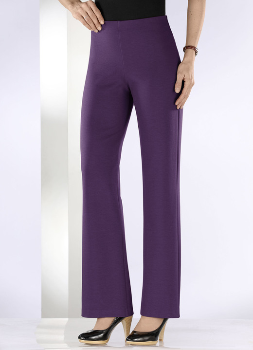 Hosen in Schlupfform - Jerseyhose mit ausgestellter Fußweite, in Größe 018 bis 092, in Farbe ROYALBLAU Ansicht 21