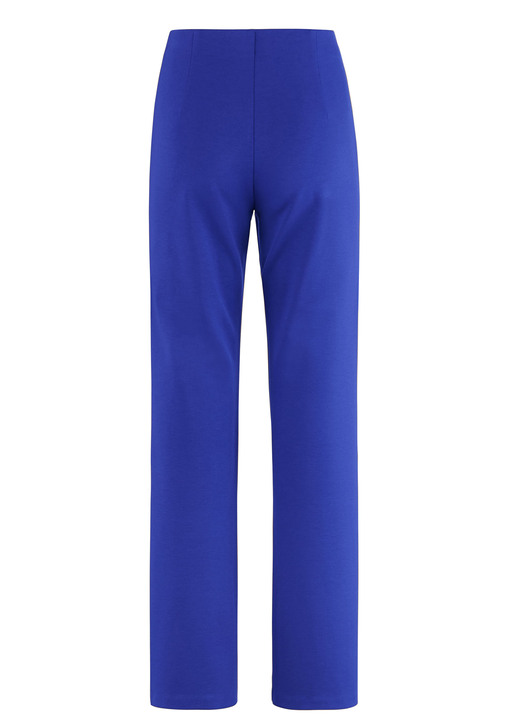 Hosen in Schlupfform - Jerseyhose mit ausgestellter Fußweite, in Größe 018 bis 092, in Farbe ROYALBLAU Ansicht 2