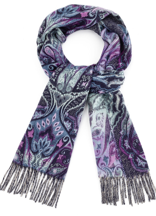 - Schal mit Paisleydessin, in Farbe MAGENTA-BUNT Ansicht 1