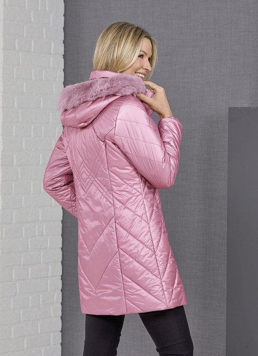 - Kurzmantel in 2 Farben, in Größe 036 bis 054, in Farbe ROSÉ Ansicht 3