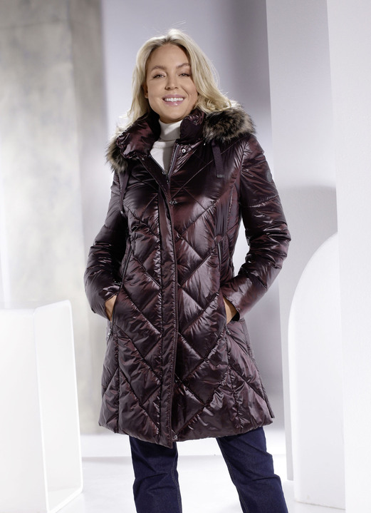 - Kurzmantel in 2 Farben, in Größe 036 bis 054, in Farbe KASTANIE Ansicht 3