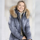 Winterjacken - Jacke mit abnehmbarer Kapuze, in Größe 036 bis 052, in Farbe RAUCHBLAU – Farbe RAUCHBLAU – Ansicht 1