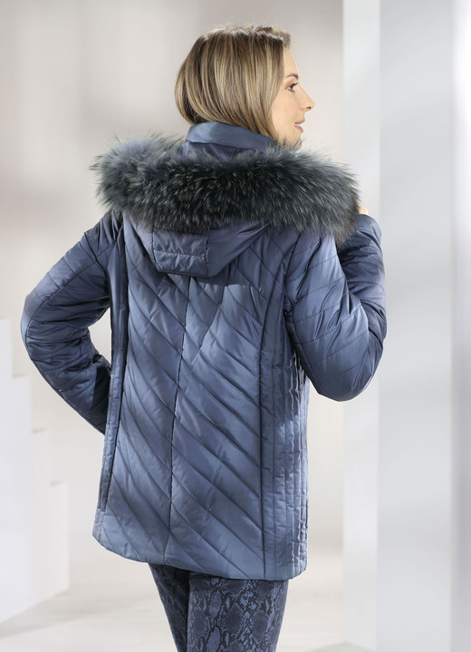 Winterjacken - Jacke mit abnehmbarer Kapuze Winterjacken - Jacke mit abnehmbarer Kapuze, in Größe 036 bis 052, in Farbe STAHLBLAU