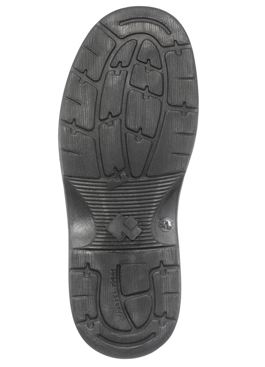 Stiefeletten - GINO GALANTE, gefütterte Herren-Boots, Winterschuhe, mit herausnehmbarem Fußbett, in Größe 040 bis 047, in Farbe SCHWARZ-BURGUND Ansicht 6