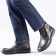 Stiefeletten - GINO GALANTE, gefütterte Herren-Boots, Winterschuhe, mit herausnehmbarem Fußbett – Farbe SCHWARZ-BURGUND – Ansicht 3 Stiefeletten - GINO GALANTE, gefütterte Herren-Boots, Winterschuhe, mit herausnehmbarem Fußbett, in Größe 040 bis 047, in Farbe SCHWARZ-BURGUND – Farbe SCHWARZ-BURGUND – Ansicht 3