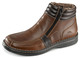 Stiefeletten - GINO GALANTE, gefütterte Herren-Boots, Winterschuhe, mit herausnehmbarem Fußbett – Farbe COGNAC-MOKKA – Ansicht 1 Stiefeletten - GINO GALANTE, gefütterte Herren-Boots, Winterschuhe, mit herausnehmbarem Fußbett, in Größe 040 bis 047, in Farbe SCHWARZ-BURGUND – Farbe COGNAC-MOKKA – Ansicht 1