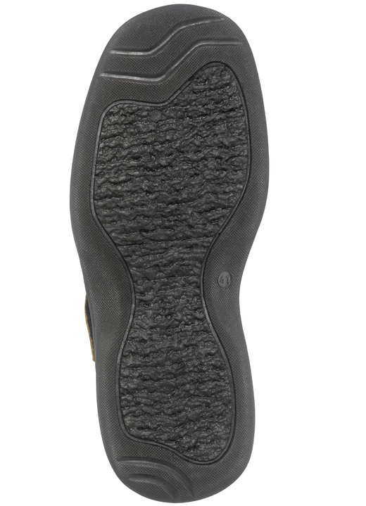 Stiefeletten - Boot mit verstellbarer Klettspange, in Größe 039 bis 046, in Farbe MARINE-BRAUN Ansicht 4