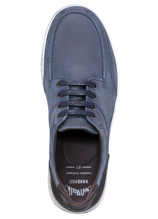 - Schnürschuhe mit Kontrast-Besätzen, in Größe 040 bis 045, in Farbe BLAU-BRAUN Ansicht 4