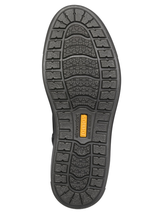 Stiefeletten - Schnür-Boot in modernem Design, in Größe 039 bis 046, in Farbe SCHWARZ Ansicht 3