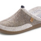 Hausschuhe - Laurina, klassische Damen-Hausschuhe, Weite H, mit herausnehmbarem Fußbett, in Größe 036 bis 042, in Farbe TAUPE-BEIGE – Farbe TAUPE-BEIGE – Ansicht 2