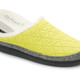 - Pantoffel aus gestepptem Textilmaterial, in Größe 036 bis 042, in Farbe GELB – Farbe GELB – Ansicht 2