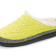 - Pantoffel aus gestepptem Textilmaterial, in Größe 036 bis 042, in Farbe GELB – Farbe GELB – Ansicht 1