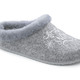 Hausschuhe - Mubb, warme Damen-Hausschuhe, Weite H, mit Lammfell, in Größe 036 bis 042, in Farbe GRAU