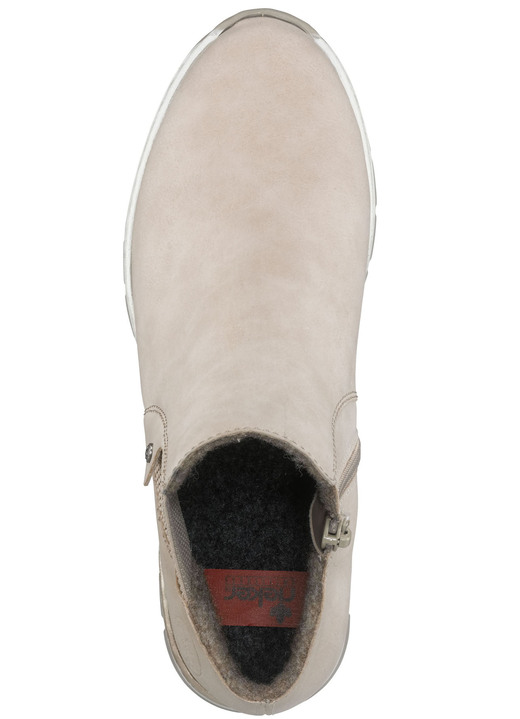 Schuhe - Rieker Stiefelette aus weichem Nubukmaterial, in Größe 036 bis 042, in Farbe BEIGE Ansicht 5