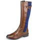 - Caprice Stiefel aus edlem Nappaleder und elastischem Textilmaterial, in Größe 3 1/2 bis 8, in Farbe COGNAC-MARINE – Farbe COGNAC-MARINE – Ansicht 1