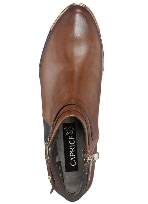 Stiefel & Stiefeletten - Caprice, schicke Damen-Stiefeletten, Weite G, mit herausnehmbarer Decksohle Ansicht 6 Stiefel & Stiefeletten - Caprice, schicke Damen-Stiefeletten, Weite G, mit herausnehmbarer Decksohle, in Größe 3 1/2 bis 8, in Farbe SCHWARZ-GRAU Ansicht 6