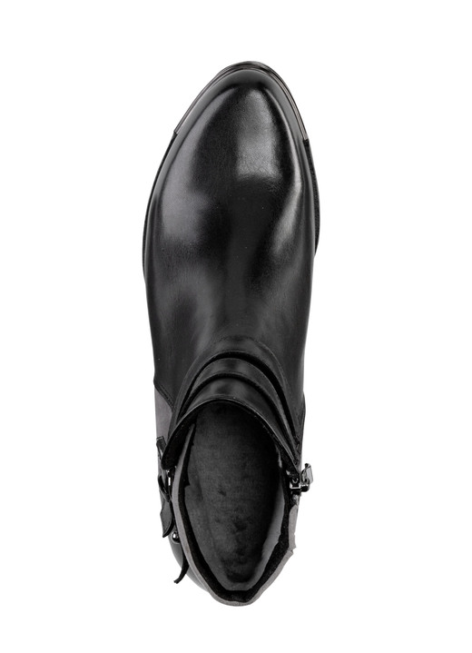 Stiefel & Stiefeletten - Caprice, schicke Damen-Stiefeletten, Weite G, mit herausnehmbarer Decksohle Ansicht 2 Stiefel & Stiefeletten - Caprice, schicke Damen-Stiefeletten, Weite G, mit herausnehmbarer Decksohle, in Größe 3 1/2 bis 8, in Farbe SCHWARZ-GRAU Ansicht 2