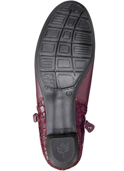 Stiefel & Stiefeletten - ELENA EDEN, elegante Damen-Stiefeletten, Weite G, mit herausnehmbarem Fußbett, in Größe 036 bis 042, in Farbe BURGUND Ansicht 3