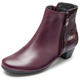 Stiefel & Stiefeletten - ELENA EDEN, elegante Damen-Stiefeletten, Weite G, mit herausnehmbarem Fußbett, in Größe 036 bis 042, in Farbe BURGUND – Farbe BURGUND – Ansicht 1