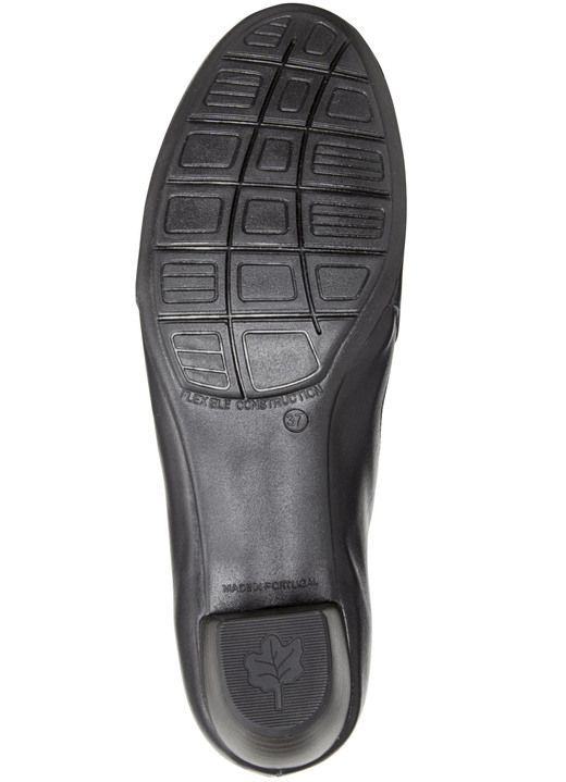 Pumps & Ballerina - ELENA EDEN, eleganter Damen-Trotteur, Weite G, mit herausnehmbarem Fußbett, in Größe 036 bis 042, in Farbe SCHWARZ Ansicht 4