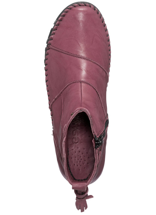 Stiefel & Stiefeletten - Gemini Mokassin-Stiefelette aus Rind-Nappaleder mit Knitter-Struktur, in Größe 036 bis 042, in Farbe GELB Ansicht 8