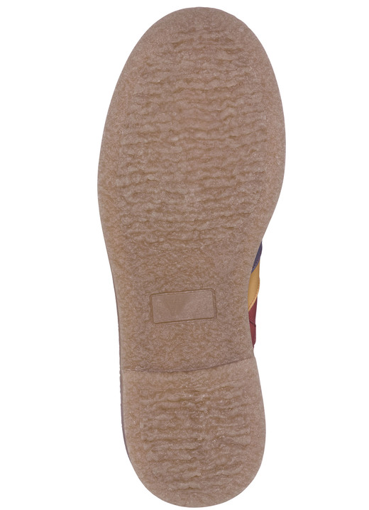 - Gemini Stiefelette mit dekorativem Einsatz, in Größe 036 bis 042, in Farbe ROT-BUNT Ansicht 4