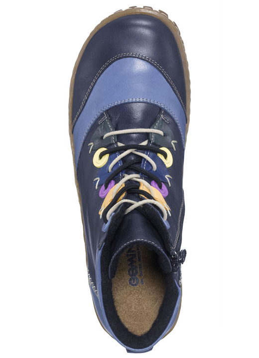 - Gemini Schnür-Bootie mit pfiffigen Besätzen, in Größe 036 bis 042, in Farbe BLAU-BUNT Ansicht 3