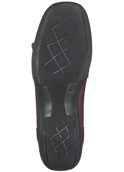 Slipper & Schnürschuhe - ELENA EDEN, klassische Damen-Slipper, Weite H, mit herausnehmbarem Lederfußbett Ansicht 4 Slipper & Schnürschuhe - ELENA EDEN, klassische Damen-Slipper, Weite H, mit herausnehmbarem Lederfußbett, in Größe 036 bis 042, in Farbe BORDEAUX Ansicht 4