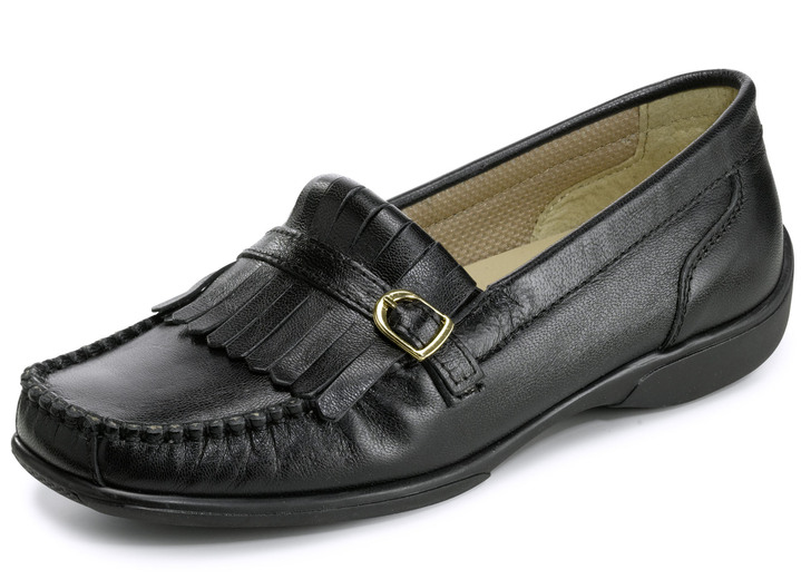 Slipper & Schnürschuhe - ELENA EDEN, klassische Damen-Slipper, Weite H, mit herausnehmbarem Lederfußbett Ansicht 5 Slipper & Schnürschuhe - ELENA EDEN, klassische Damen-Slipper, Weite H, mit herausnehmbarem Lederfußbett, in Größe 036 bis 042, in Farbe BORDEAUX Ansicht 5