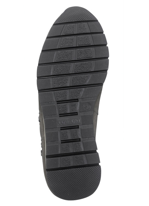 - Bootie mit zwei Reißverschlüssen, in Größe 036 bis 042, in Farbe GRAU Ansicht 5