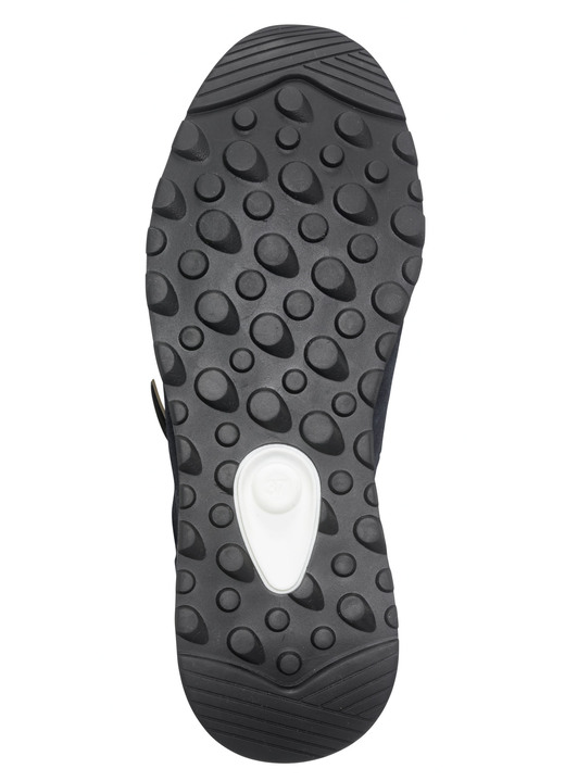 - Slipper aus weichem Velourleder, in Größe 036 bis 042, in Farbe MARINE Ansicht 4