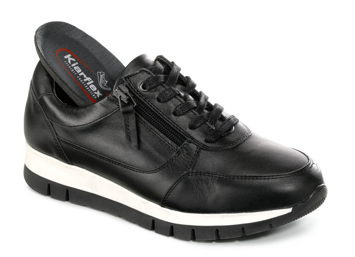 Slipper & Schnürschuhe - ELENA EDEN, sportliche Damen-Sneaker, Weite H, mit herausnehmbarem Fußbett Ansicht 6 Slipper & Schnürschuhe - ELENA EDEN, sportliche Damen-Sneaker, Weite H, mit herausnehmbarem Fußbett, in Größe 036 bis 042, in Farbe WEISS Ansicht 6
