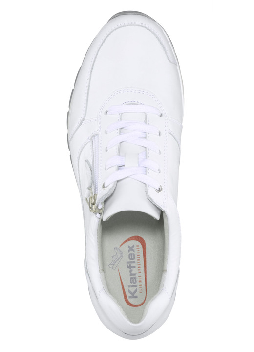 Slipper & Schnürschuhe - ELENA EDEN, sportliche Damen-Sneaker, Weite H, mit herausnehmbarem Fußbett Ansicht 3 Slipper & Schnürschuhe - ELENA EDEN, sportliche Damen-Sneaker, Weite H, mit herausnehmbarem Fußbett, in Größe 036 bis 042, in Farbe WEISS Ansicht 3