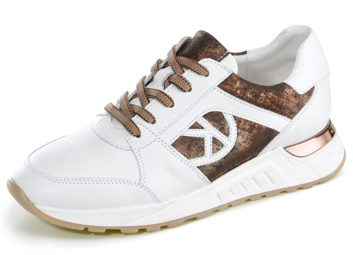 - Sneaker im modischem Design, in Größe 036 bis 042, in Farbe WEISS Ansicht 1