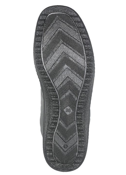 - ELENA EDEN Stiefelette aus wetterfestem Textilmaterial, in Größe 036 bis 042, in Farbe GRAU Ansicht 3